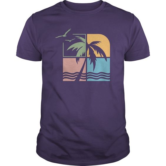 Palm Tree Print T-shirt