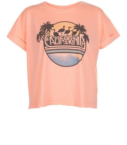 Coral California T-Shirt RE23