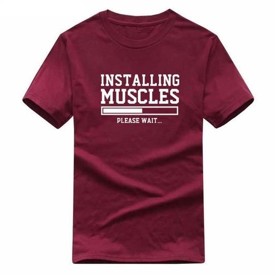 muscles t shirt