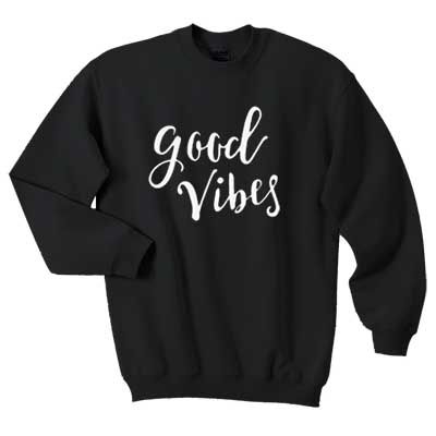 wild fox good vibes sweatshirt